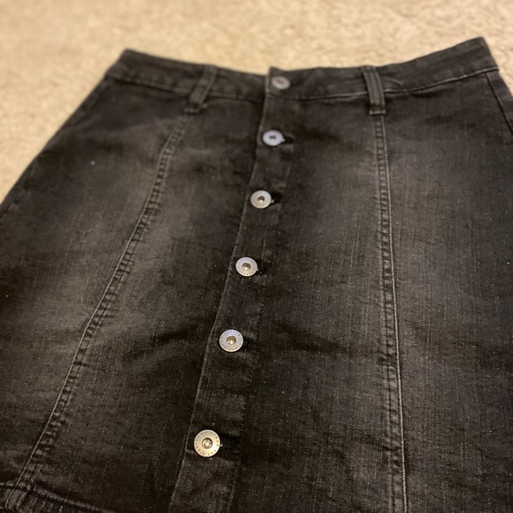 Midi bluenotes Jean skirt - Picture 2 of 5